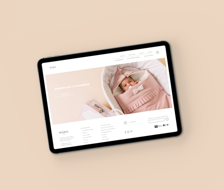 Mimi Baby - webshop - e-commerce - Drupal Commerce - ikoon Tielt