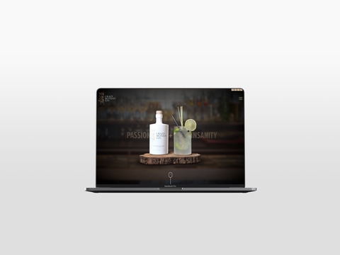 Crazy Monday Gin - logo, branding, packaging design en website - ikoon tielt